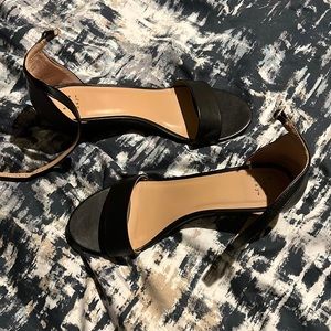 Black wedges heel 2 inches